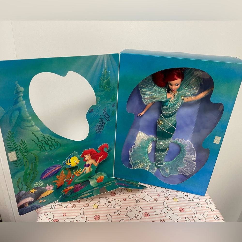 Ariel Little Mermaid Disney Aqua Fantasy Film Premiere Edition Doll 1997 Mattel